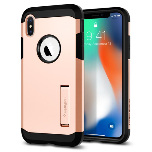 SPIGEN TOUGH ARMOR Apple iPhone X - BLUSH GOLD na Arena.pl