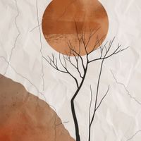 Plakat 20x20cm Surowość Pustyni