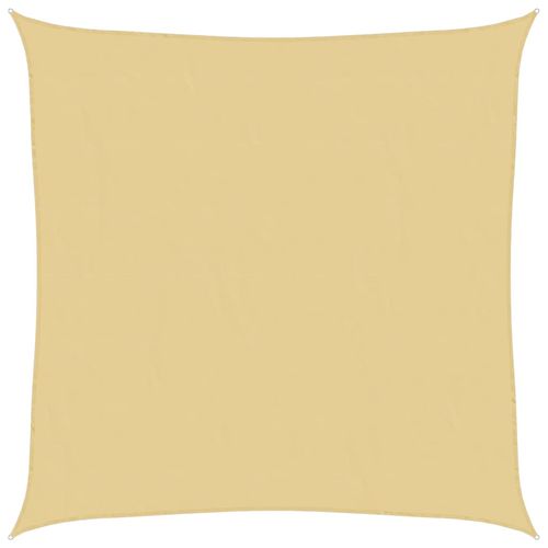 Żagiel przeciwsłoneczny, piaskowy, 7x7 m, 100% poliester na Arena.pl