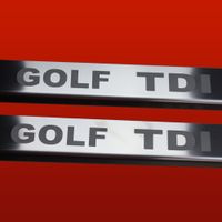 Listwa progowa VOLKSWAGEN GOLF MK7 GOLF TDI Stal nierdzewna 304 mat 2szt
