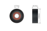 ROLKA NAPINACZA PASKA  BMW 5 F10 2014 2015 2016