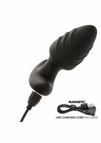 rock bottom rotating and vibrating probe silikonowy ipx7 czarny na Arena.pl