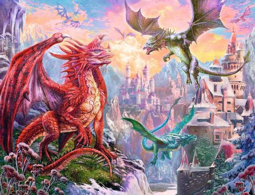 Puzzle 2000 Elementów Smoki na Arena.pl