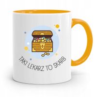 Kubek Żółty Dla Doktora Taki Lekarz To Skarb Z Nadrukiem Ze Zdjęciem