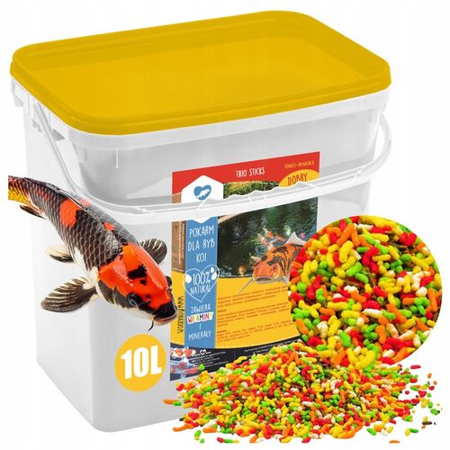 POKARM KARMA PASZA ZANĘTA GRANULAT DLA RYB KOI KARPI NA OCZKO WODNE na Arena.pl