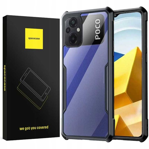 Spacecase Beetle Poco M5 Czarny zdjęcie 1
