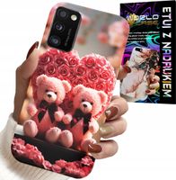 ETUI DO SAMSUNG GALAXY A41 - RODZINKA RÓŻANYCH MISIÓW SERCE + SZKŁO