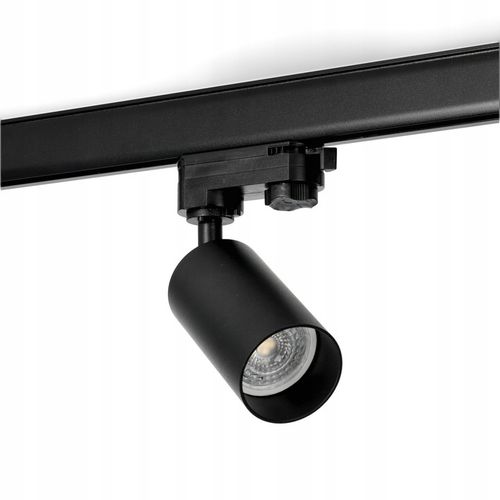 Zestaw szynowy 3 fazowy szyna 2m, 4x oprawa SPECTRUM CZARNY komplet na Arena.pl