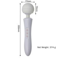 stymulator-massager ultra powerful -big usb white 20 function