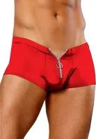 male power nylon spandex szorty z zamkiem l/xl czarne