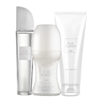 Avon Pur Blanca Zestaw [Perfumy + Balsam + Kulka]