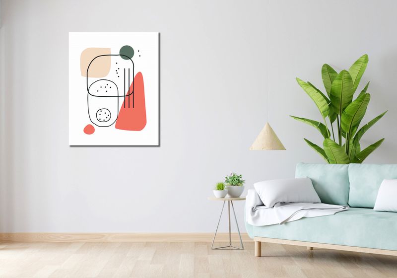 Obraz 70x90cm Przestrzenność zdjęcie 2