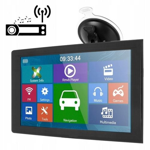 Nawigacja Samochodowa Dla Ciężarówek Ciężarówka TIR GPS 9" iGO Primo na Arena.pl