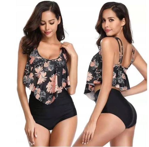 STRÓJ KĄPIELOWY BIKINI WYSOKI STAN BOHO 44 XXL na Arena.pl