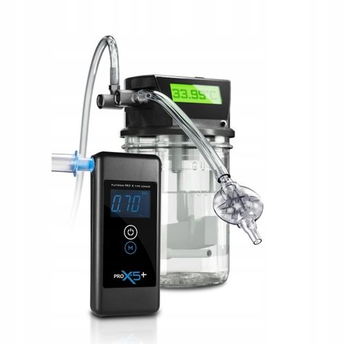 Alkomat PRO X-5 ORYGINALNY + 50 USTNIKÓW + 12 miesięcy KALIBRACJI na Arena.pl