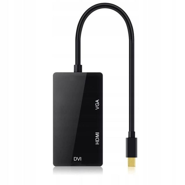 ADAPTER MINI DisplayPort DP do HDMI 4K VGA DVI MAC zdjęcie 4