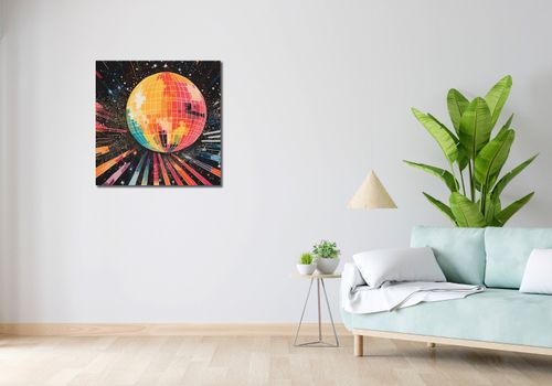 Obraz 70x70cm Disco Gra! na Arena.pl