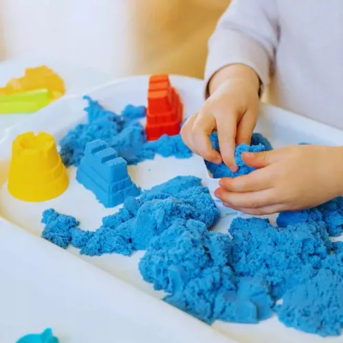 Piasek kinetyczny, 100% naturalny ChildGen - Niebieski 907g na Arena.pl