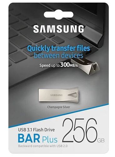 Samsung Pendrive BAR Plus USB3.1 256 GB Champaign Silver na Arena.pl