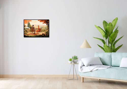 Plakat 66,5x46,5cm Retro Randka na Arena.pl