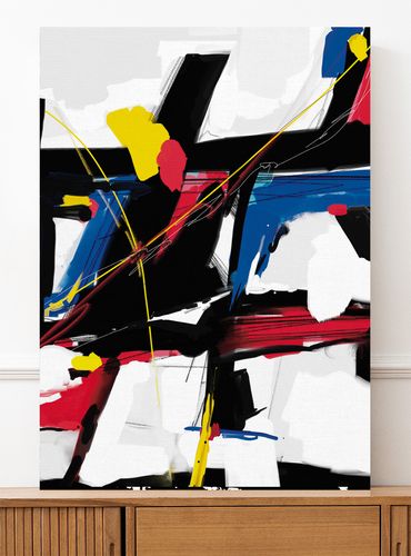 Plakat mondrian abstrakcja obraz 29,7x42 cm A3 na Arena.pl