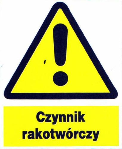 Zoo-19 - Czynnik Rakotwórczy - Znak Bhp Libres 0000006176 Bhp Robocze na Arena.pl