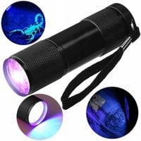 Latarka UV LED Mini Lampa Ultrafiolet do Bursztynu Kleju Loca