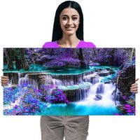 HAFT DIAMENTOWY DUŻY 50x100 Diamond Painting Mozaika Diamentowa Natura XXXL