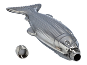 Piersiówka w Kształcie Rybki Stal Nierdzewna 4 OZ ok. 120 ml dla Wędkarza