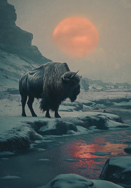Plakat 68x98cm Żubrowy Monolit zdjęcie 1