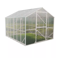 Szklarnia z poliwęglanu DOMEK 2,5x8 m profile 25x25 poliwęglan 4mm