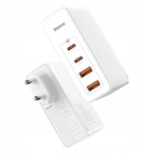 Ladowarka Baseus GaN2 Pro Quick Charger 2C+2U 100W EU White na Arena.pl