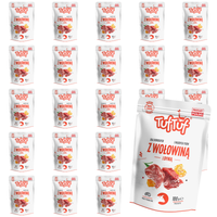 MOKRA KARMA DLA PSA TufTuf SASZETKA MIELONKA WOŁOWINA DYNIA 24x100G