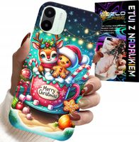 ETUI DO XIAOMI REDMI A2 - RENIFER Z PIERNIKIEM MERRY CHRISTMAS