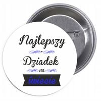 Przypinki buttony NAJLEPSZY DZIADEK NA ŚWIECIE