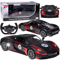 Rastar auto zdalnie sterowane Porsche 918 Spyder 1:14 pilot ośw RC0711
