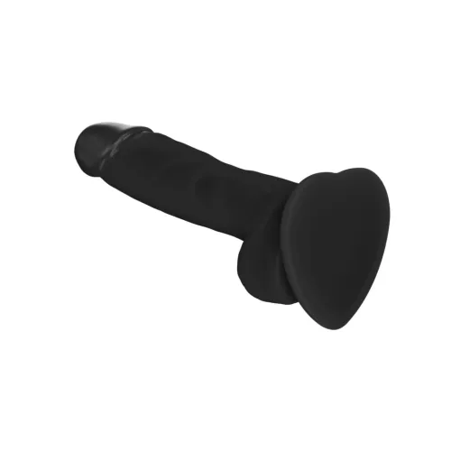 strap-on-me soft realistic dildo black m silikonowy uchwyt 18cm na Arena.pl