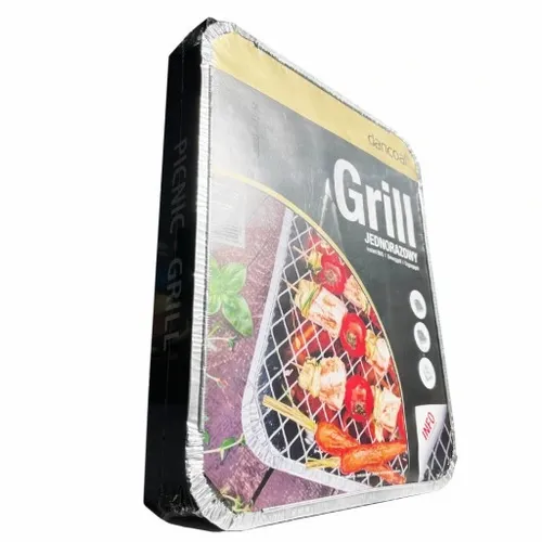 GRILL JEDNORAZOWY Z WĘGLEM PODPAŁKĄ DACOAL PIKNIK na Arena.pl