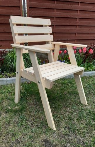 Fotel ogrodowy drewniany na Arena.pl