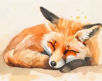 Plakat 76x60,5cm Akwarelowa Sielanka