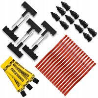 ZESTAW NAPRAWCZY DO OPON SZNUR KLEJ 15x sznur 10x wkręty SZYBKA