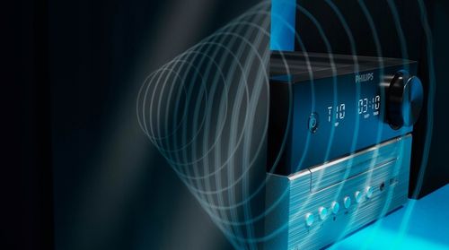 Mikrowieża Bass Reflex 20W Bluetooth 5.4 FM CD MP3 USB Philips na Arena.pl