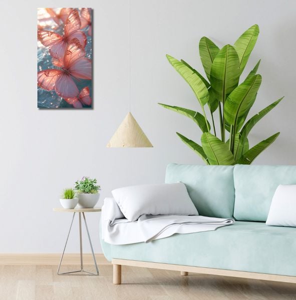 Obraz 30x60cm Świetliste Motyle zdjęcie 2