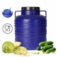 BECZKA PLASTIKOWA 20 L DO KISZENIA KAPUSTY NA WODĘ DESZCZÓWKĘ OGÓRKI NOWA