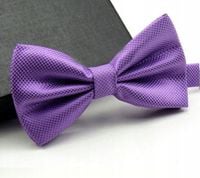 Muszka MUCHA MĘSKA fioletowa lawendowa