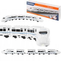 LT369 POCIĄG Z WAGONAMI LOKOMOTYWA ŚWIATŁA DŹWIĘKI