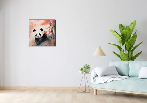 Plakat 60x60cm Panda wśród Klonów na Arena.pl