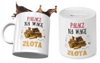 Dla Palacza Zestaw Kubek + Skarbonka Prezent Z Nadrukiem Ze Zdjęciem
