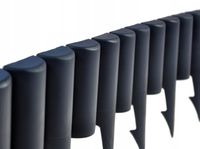 WYSOKA PALISADA OGRODOWA OBRZEŻE OGRODOWE TRAWNIKOWE BRĄZOWA BORDER