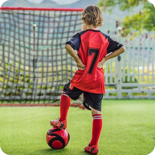 BRAMKA PIŁKARSKA DO PIŁKI NOŻNEJ DLA DZIECI STABILNA ŚLEDZIE 240x150x90 cm na Arena.pl